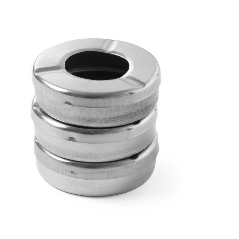 Pepeljara s poklopcem promjera 90 mm - Paket od 3