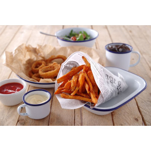 Papir za pečenje s tiskom novina - 250 x 350 mm - 500 komada