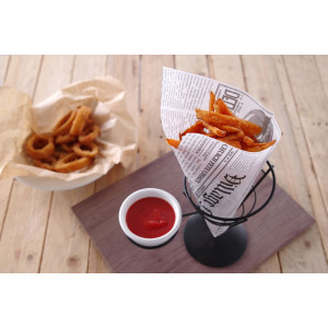 Podrška za porciju pomfrita i umak