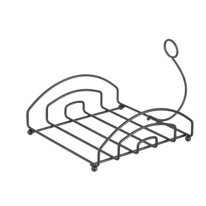 Držač za salvete crne boje - 210 x 205 mm - Brend HENDI