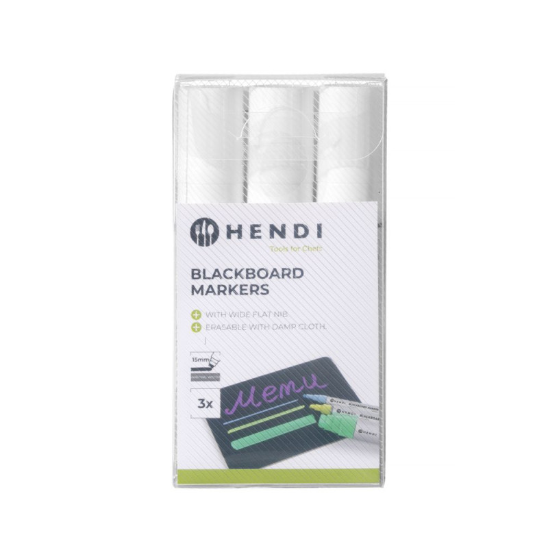 Flomasteri za kreda 15 mm - Marka HENDI - Fourniresto