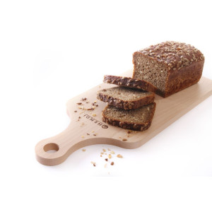 Daska za rezanje od drveta s ručkom - 390 x 160 mm