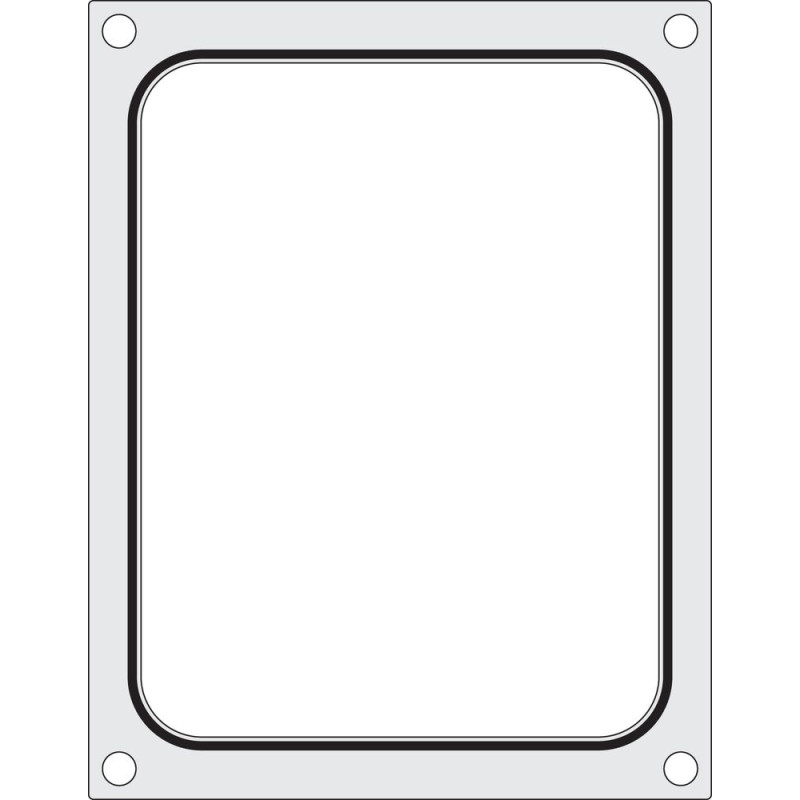 Matrice de Scellage pour Scelleuse Manuelle - 227 x 178 mm - Hendi