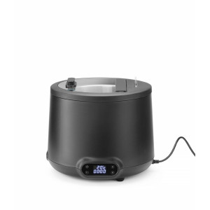 Lonac UNIQ crni - 8 L HENDI: vrhunski alat za profesionalno održavanje vaših juha toplima.