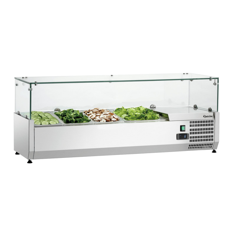 Saladeta za postavljanje - 3 x GN 1/3 + 1 x GN 1/2