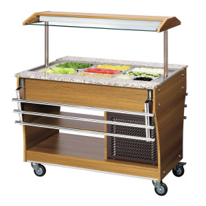Hladni buffet/bar sa salatama - 3 x GN 1/1
