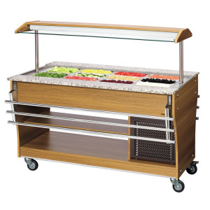 Hladni buffet/bar sa salatama - 4 x GN 1/1