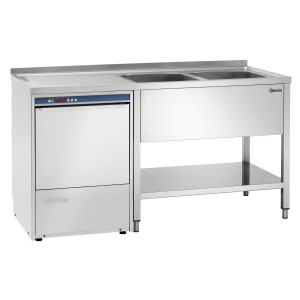 Dubinsko pranje rublja 700 - 2 korita i jedan ocjeđivač s lijeve strane