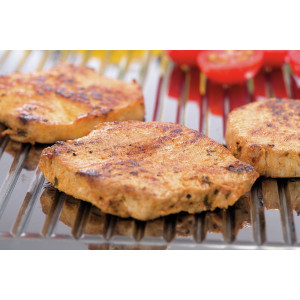 Ploča za gril s utorima Širina 400 mm - Električna