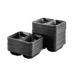 Posuda s 2 odjeljka od PP za poluautomatski zatvarač - Paket od 50 - Bartscher