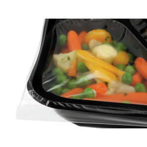 Posuda s 3 odjeljka od PP za poluautomatsko zatvaranje - paket od 50