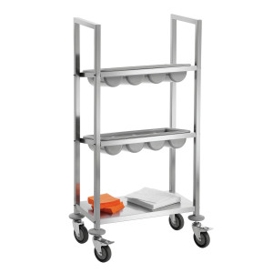 Kolica za pribor od nehrđajućeg čelika - Bartscher