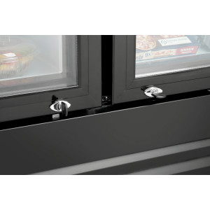 Hladnjak s pozitivnim i negativnim temperaturama - 2 staklena vrata - 820 L - Bartscher