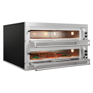 Pećnica za pizzu Bartscher ET205 2BK 1050x1050 - Profesionalna pećnica za 18 pizza
