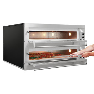 Pećnica za pizzu Bartscher ET205 2BK 1050x1050 - Profesionalna pećnica za 18 pizza
