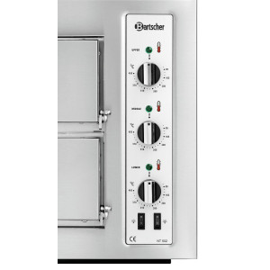 Pećnica za pizzu NT 502 Bartscher: Profesionalna dvostruka pećnica za 8 pizza