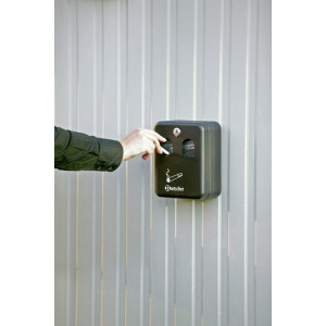 Crni zidni pepeljar Bartscher 860000 | Profesionalna upotreba