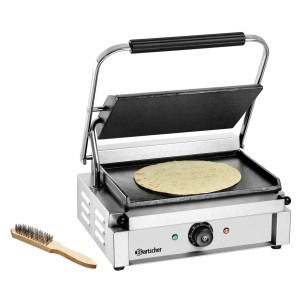 Grill kontakt Panini 1G Bartscher - Glatke ploče za ukusne zalogaje