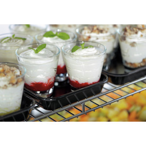 Pladanj za posluživanje 17S-150x300 od crne melamine - Bartscher