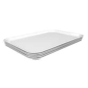 Pladanj za posluživanje 17W-280x420 od bijele melamine - Bartscher