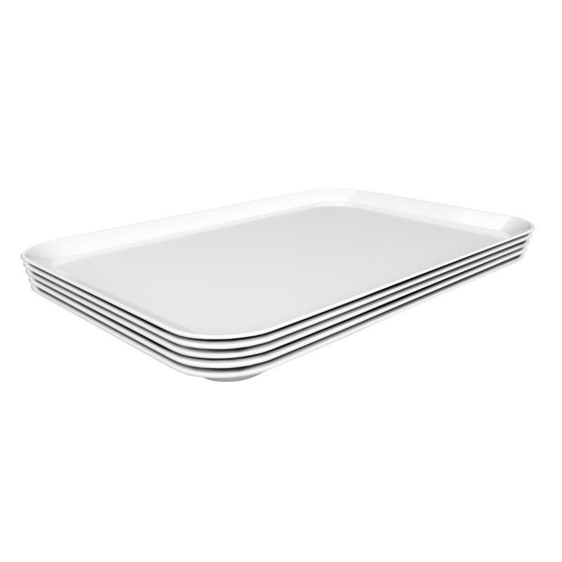 Pladanj za posluživanje 17W-280x420 od bijele melamine - Bartscher