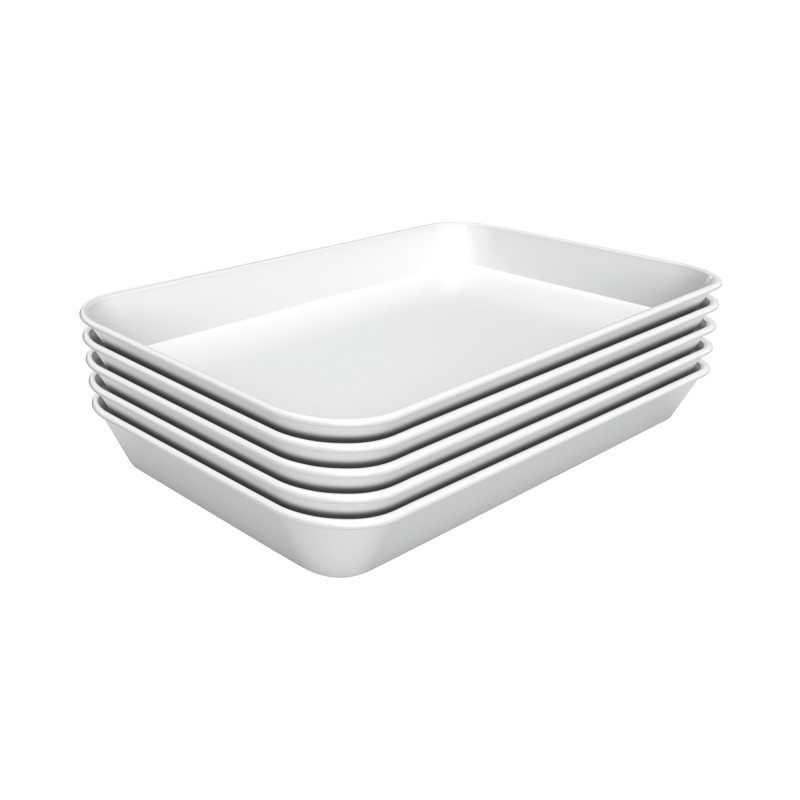 Pladanj za posluživanje od bijele melamine 250x350 mm - Bartscher