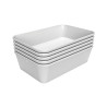 Pladanj za posluživanje 80W-190x300 od bijele melamine - Bartscher