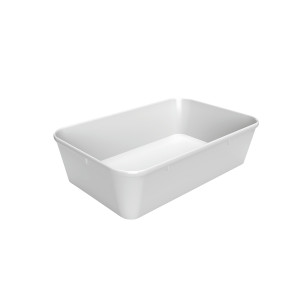 Pladanj za posluživanje 80W-190x300 od bijele melamine - Bartscher