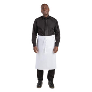Standardni bijeli pregača 914 x 762 mm - Whites Chefs Clothing - Fourniresto