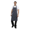 Pregača bez džepa s prugama u plavoj i bijeloj boji 965 x 710 mm - Whites Chefs Clothing - Fourniresto