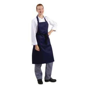 Pregača s naramenicama tamnoplave boje 710 x 970 mm - Whites Chefs Clothing - Fourniresto