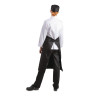 Standardna crna pregača od polikotona 914 x 762 mm - Whites Chefs Clothing - Fourniresto