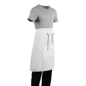 Pregača za poslužitelje standardna bijela 1000 x 700 mm - Whites Chefs Clothing - Fourniresto