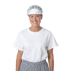 Charlotte od bijelog najlona - jedna veličina - Whites Chefs Clothing - Fourniresto