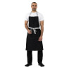 Pregača Bavette Denim Crna Southside od polikotona 700 x 1000 mm - Whites Chefs Clothing - Fourniresto
