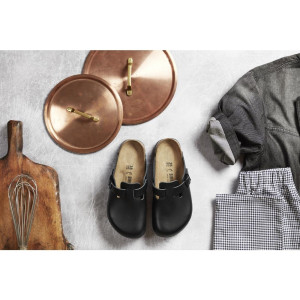 Crne papuče s potplatom Boston - Veličina 39 - Birkenstock - Fourniresto