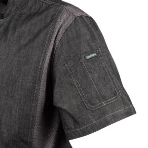 Radna odjeća za kuhinju u mješovitom denim dizajnu s kratkim rukavima Urban Delancey - Veličina S - Chef Works - Fourniresto