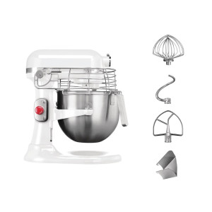 Mikser Profesionalni Bijeli 6,9 L - KitchenAid - Fourniresto