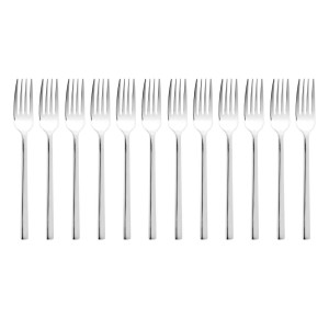 Vilica za stol Napoli od nehrđajućeg čelika 204 L - Paket od 12 - Olympia - Fourniresto