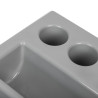 Ladica za pribor sivih boja s 6 pregrada GN 1/1 325 x 530 mm - APS - Fourniresto