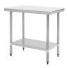 Stol za rezanje od nehrđajućeg čelika 900 mm - Vogue - Fourniresto