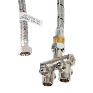 Umivaonik s niskim pritiskom od nehrđajućeg čelika s naslonom i slavinom - FourniResto - Fourniresto