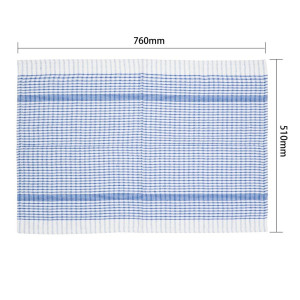 Plava kuhinjska krpa od polikotona - set od 10 - Vogue - Fourniresto