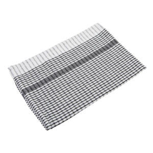 Crni kuhinjski ručnik od polikotona - set od 10 - Vogue - Fourniresto