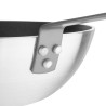 Wok s nehrđajućim premazom od platine promjera 300 mm - Vogue - Fourniresto