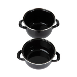 Limenka za dagnje emajlirana 0,5 kg Ø 140 mm - Olympia - Fourniresto