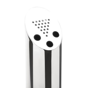 Pepeo pepeljara za postavljanje na tlo od nehrđajućeg čelika Ø 75 mm - Bolero - Fourniresto