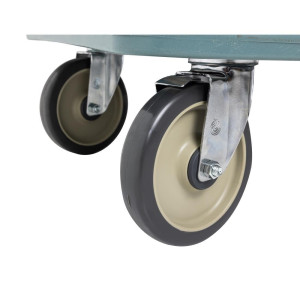 Kolica Ultra Plava Škriljevca od polipropilena 114 L - Cambro - Fourniresto