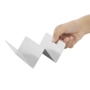 Podrška za 2 Tacos od nehrđajućeg čelika - Olympia - Fourniresto