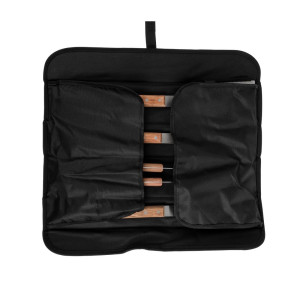 Set za roštilj od nehrđajućeg čelika i drveta s 4 pribora - DEGLON - Fourniresto